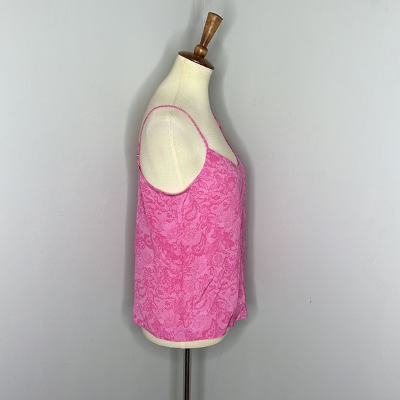 Tucker Khala Cami Hot Pink Lace in Silk Crepe Small - Picture 5 of 12